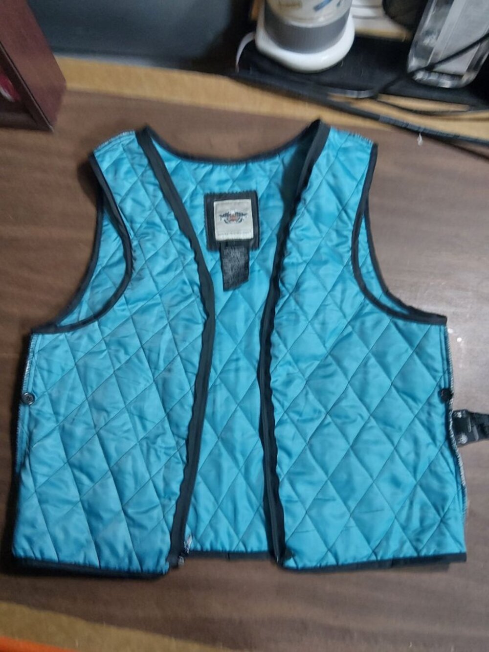 Harley Davidson Quilted Jacket Liner Vest Removable Thinsulate Large